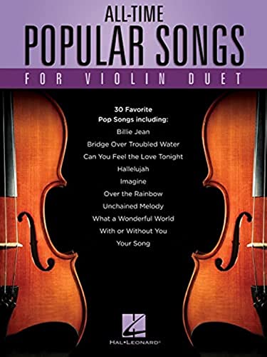 Hal Leonard All-Time Popular Songs for Violin Duet Book