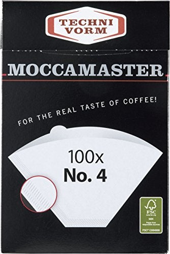 Moccamaster Technivorm 85022#4 White Paper Filters, one Size,