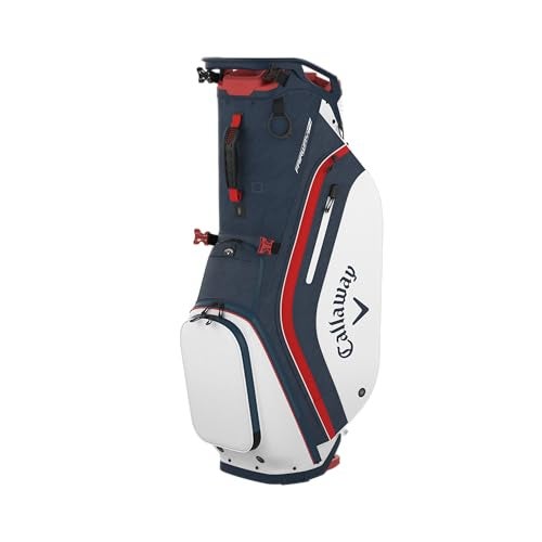 Callaway Golf Fairway 14 Stand Bag (Navy Hounds/White/Red)