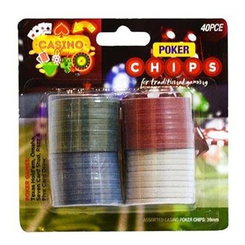 Yatsal Poker Chips 40-Pieces Set
