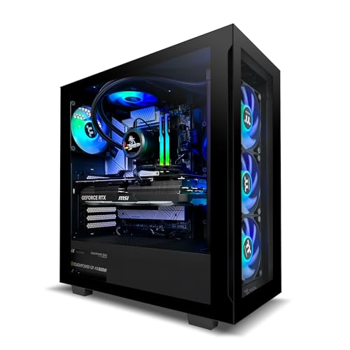 Thermaltake Computer System Rapture PRO V5 – AMD 7500F/ 4070 Super/ B650 WiFi/ 32G RGB D5/ Customizable LCD RGB AIO/ V350 Black, CA-4T2-00D1WA-02