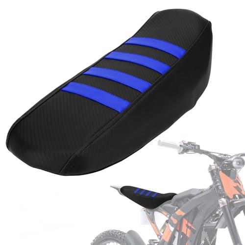 IUVWISN Dirt Bike Seat Cover for Surron Sur Ron Light Bee X/S Electric Bike Blue,High Elastic Leather, WX111720093
