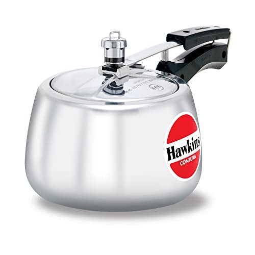 Hawkins Contura Pressure Cooker, 3 Litre Capacity