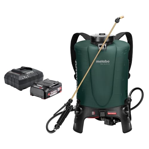 Metabo 18 V Cordless Backpack Garden Sprayer Kit with 2.0Ah Battery and Charger