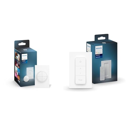Philips Hue Smart Controls Bundle - Tap Dial Switch & Dimmer Switch v2 - Installation-Free Smart Home Lighting Remote Kit
