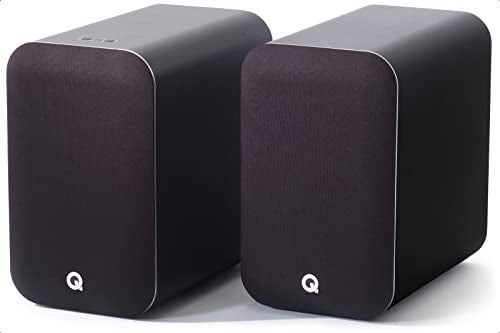 Q Acoustics M20 HD Wireless Music System - Pair of Powered Bookshelf Speakers (Black)