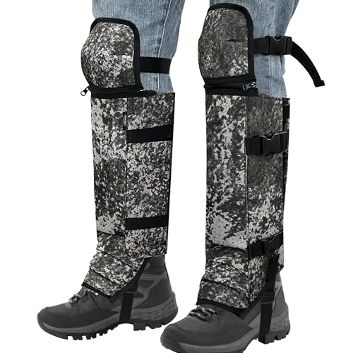MDSTOP Snake Gaiters Leg Guards, Waterproof Snake Guards, Adjustable Snake Bite Protection for Lower Legs, Snake Chaps for Men & Women, Snake Proof Gaiters for Hunting, Hiking and Farm Working