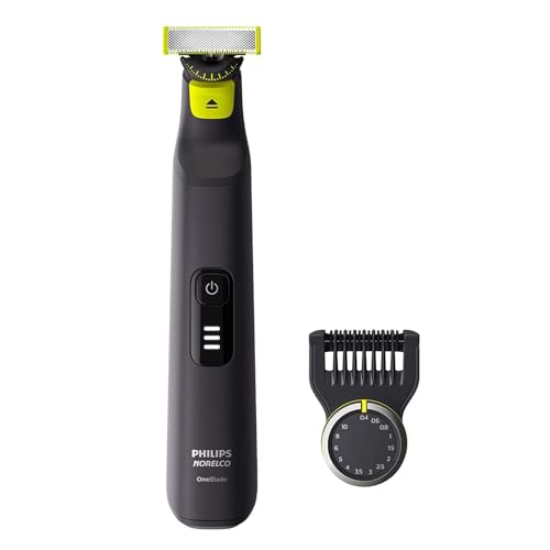 Philips Norelco OneBlade 360 Pro Hybrid Electric Trimmer, QP6531/70, Black