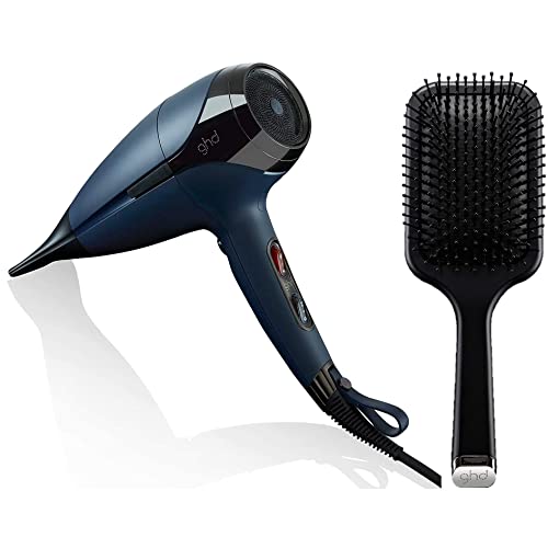 ghd Helios Hairdryer and Paddle Brush Value Set (Ink Blue)