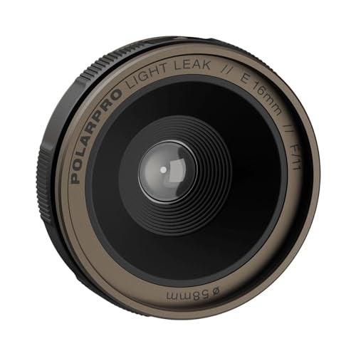 PolarPro - LightLeak Lens - The ONE - 28mm - f11 - Camera Lens - Adjustable lightleak - Timeless Effect - Sony E Mount