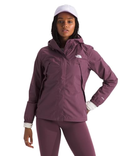 THE NORTH FACE Women's Waterproof Antora Jacket (Standard and Plus Size), Midnight Mauve, X-Small