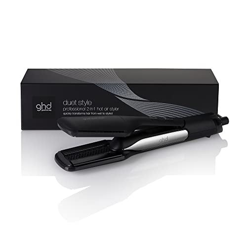 ghd Duet Style, 2-in-1 Hair Dryer and Hair Straightener, Transform Hair From Wet To Dry In One Tool, On All Hair Types, Lengths And Textures, Black (AU Plug)