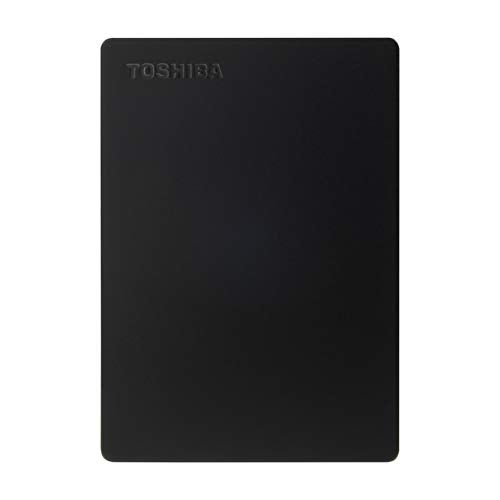 Toshiba Canvio Slim 3 1TB USB 3.0 Portable External Hard Drive, Black Metallic