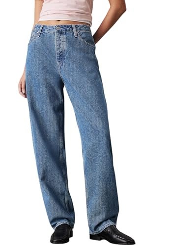 Calvin Klein Jeans Women's 90s Loose Jeans, Denim Medium, 30W x 30L