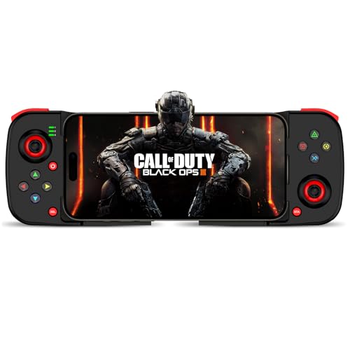 Joso Wireless Game Controller for iOS, Android, PC, Bluetooth Gamepad Joysticks for iPhone13/12/11/X, iPad Mini/Air/Pro, Mac, MacBook, Tablets, Samsung Galaxy, Steam, COD Mobile, Apex - Direct Play