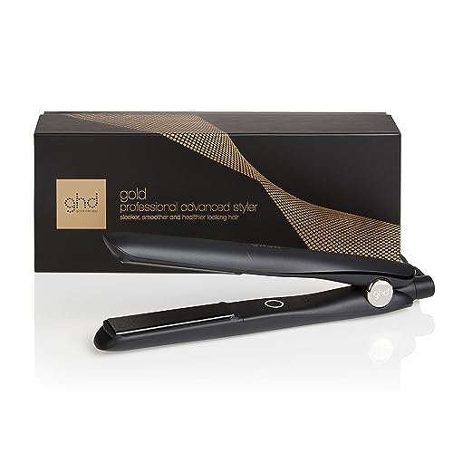 ghd gold Professional Hair Straightener, A Versatile Hair Straightening and Curling Tool, Suitable For All Lengths And Textures, Universal Voltage (AU Plug)