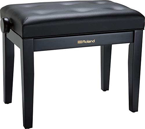 Roland RPB-300BK Piano Bench with Vinyl Seat, Satin Black