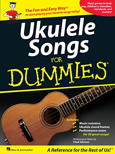 Hal Leonard Ukulele Songs for Dummies Song Book