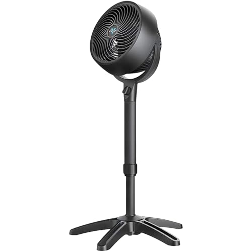 Vornado 683 Medium Pedestal Air Circulator – Whole-Room Vortex Fan with 3-Speed Controls, Adjustable Height & Quiet Multi-Direction Airflow – Ideal for Bedrooms, Living Rooms & Medium Spaces