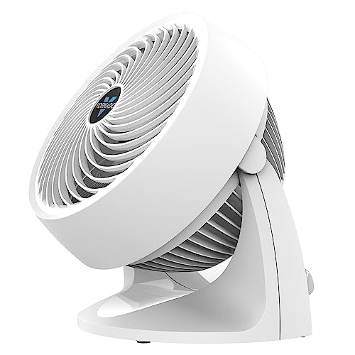 Vornado 633 Medium Air Circulator – White – Whole-Room Vortex Airflow for up to ~23 m² / ~75 ft, Adjustable Tilt-Head, 3-Speed Control, Quiet Durable Design for Bedrooms, Living Rooms & Offices