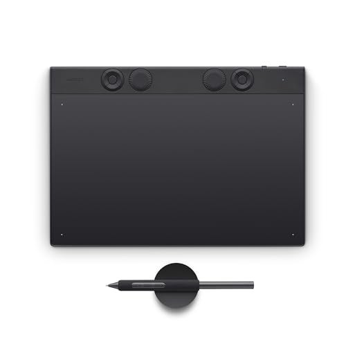 Wacom Intuos Pro Medium - Innovative Graphics Tablet Including Wacom Pro Pen 3 Compact & Lightweight - Versatile Choice for Illustrators, Designers & Photo Editors