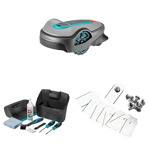GARDENA SILENO Life 750 Robotic Lawnmower and Accessories