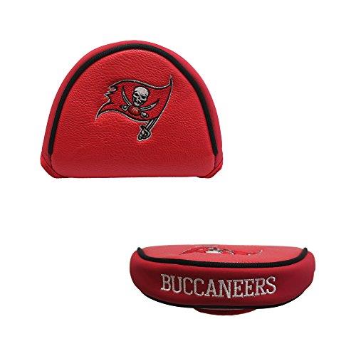 Team Golf NFL Tampa Bay Buccaneers Golf Club Mallet Putter Headcover, Fits Most Mallet Putters, Scotty Cameron, Daddy Long Legs, Taylormade, Odyssey, Titleist, Ping, Callaway
