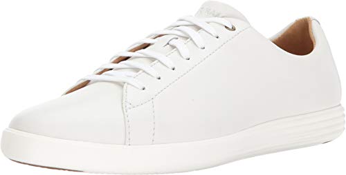 Cole Haan Men's Grand Crosscourt Sneaker, White Leather, 7