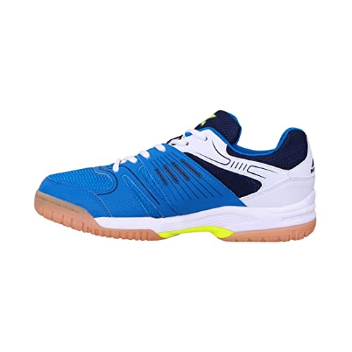 Nivia Men's 147NB05 Polyester Gel Verdict Badminton Shoes (Navy Blue, Size 8)