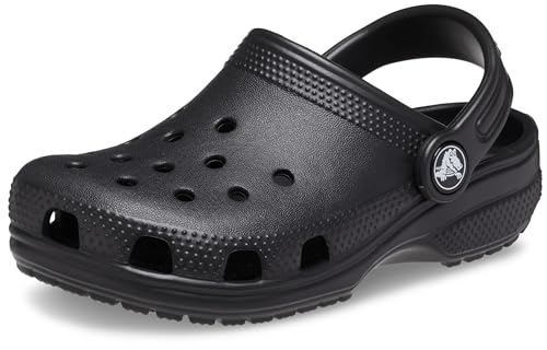 Crocs Kids Classic Clog, Black, J3
