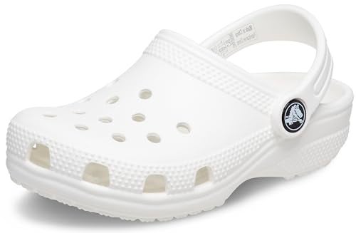 Crocs Kids Classic Clog, White, J1