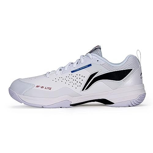 LI-NING DF Blade Lite Badminton Shoes, Standard White, Size UK 6