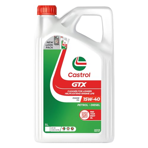 Castrol GTX 15W-40 Engine Oil 5 Litre