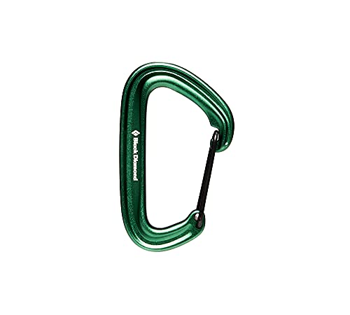 Black Diamond Equipment Litewire Carabiner for Rock Climbing, Green
