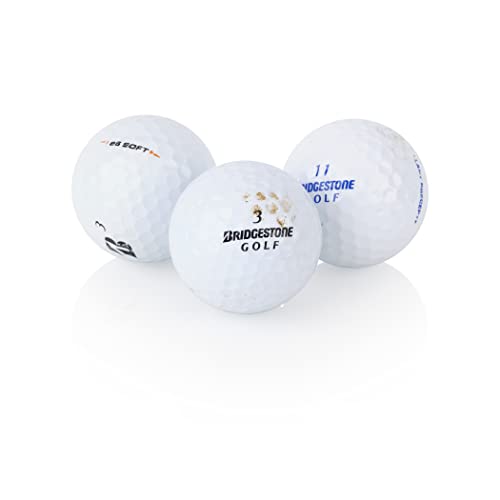 24 Used Golf Balls for Bridgestone Mix (e6, e12, Fix, Lady, Other Models) - Fair Condition (3A)