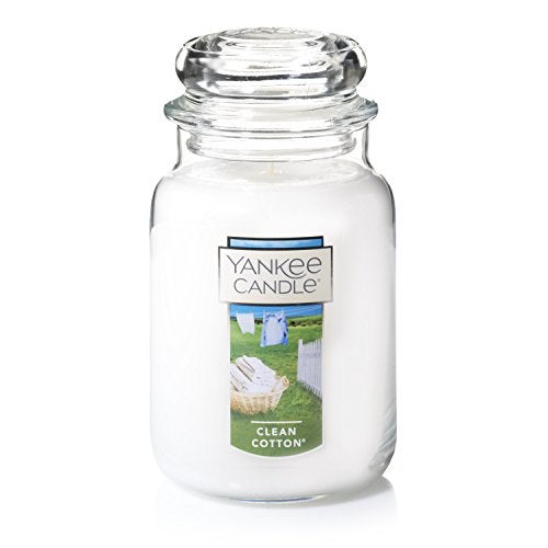 YANKEE CANDLE 1010728Z Clean Cotton Large Classic Jar Candle