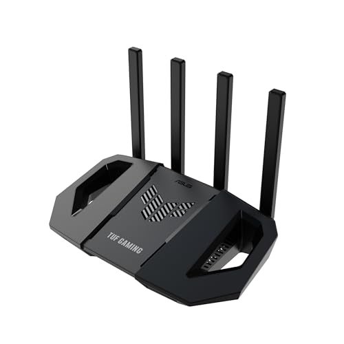 ASUS TUF Gaming BE3600 Dual Band WiFi 7 Router, 2.5Gbps Port, Mobile Game Mode, Subscription-Free Security, Mesh WiFi Support, Gear Accelerator, Adaptive QoS, Port Forwarding, Mobile Tethering