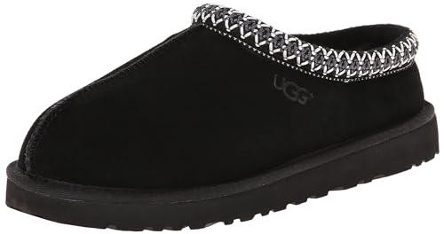 UGG Women's Tasman Slipper, Black, 5