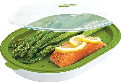 Good Cook Microwave Steamer,Green