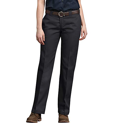 Dickies Women's Original 774 Work Pant, Black, 8 Petite