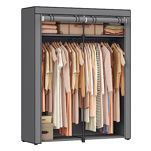 Songmics Wardrobe with 2 Clothes Rails