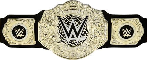 ​Mattel WWE Championship Title, World Heavyweight Championship Role-Play & Costume Piece, Leather-Like Belt 3+ Feet with One-Time Adjustment​