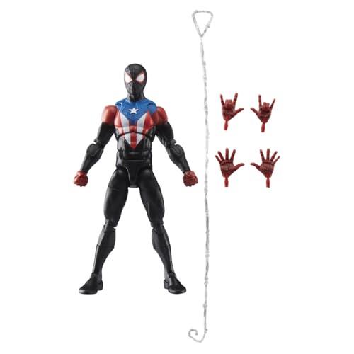 Marvel Legends Series Gamerverse Miles Morales Boricua Suit, Spider-Man 2 Video Game -Inspired Collectible 6 Inch Action Figure
