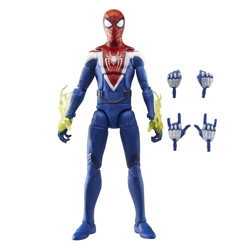 Marvel Legends Series Gamerverse Miles Morales Upgraded Suit Style, Spider-Man 2 Video Game -Inspired Collectible 6 Inch Action Figure