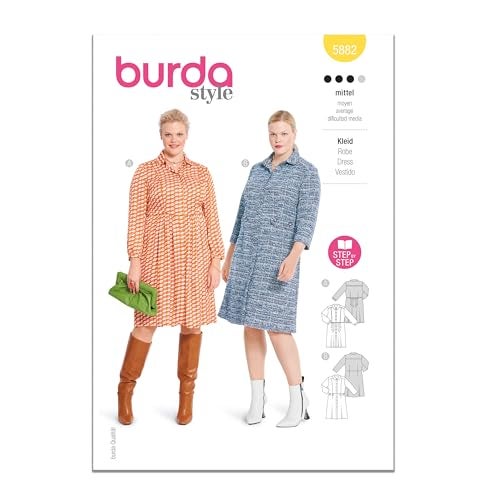 5882 BUR Plus Size Dress