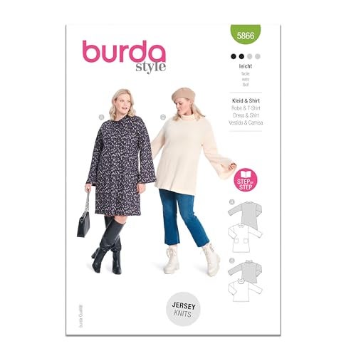 5866 BUR Plus Size Dress