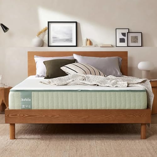 Koala Double Mattress, 25cm Thickness with 7cm Kloudcell Comfort Layer, 3-Zone Support and Carbon-Zero Tencel, Medium-Firm or Firm Bed, 10Yrs Warranty, Mattress in a Box
