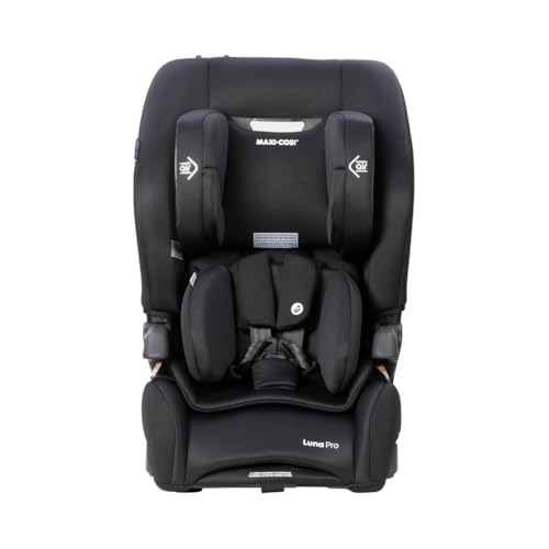 Maxi COSI Luna Pro Forward-Facing Harnessed Booster Car Seat Onyx- Safe & Comfortable for Ages 6 Months to 8 Years