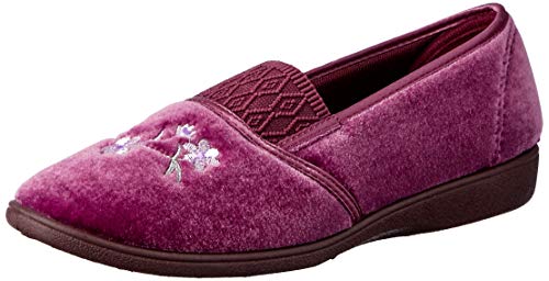 Grosby Women's Sasha Slipper, Heather, 6 US