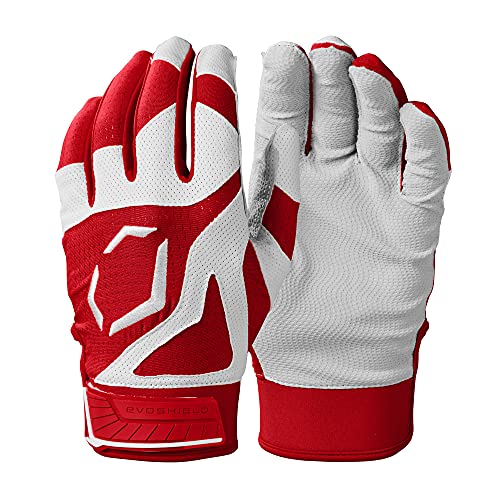 EvoShield SRZ-1™ Adult Batting Gloves - Scarlet, Medium